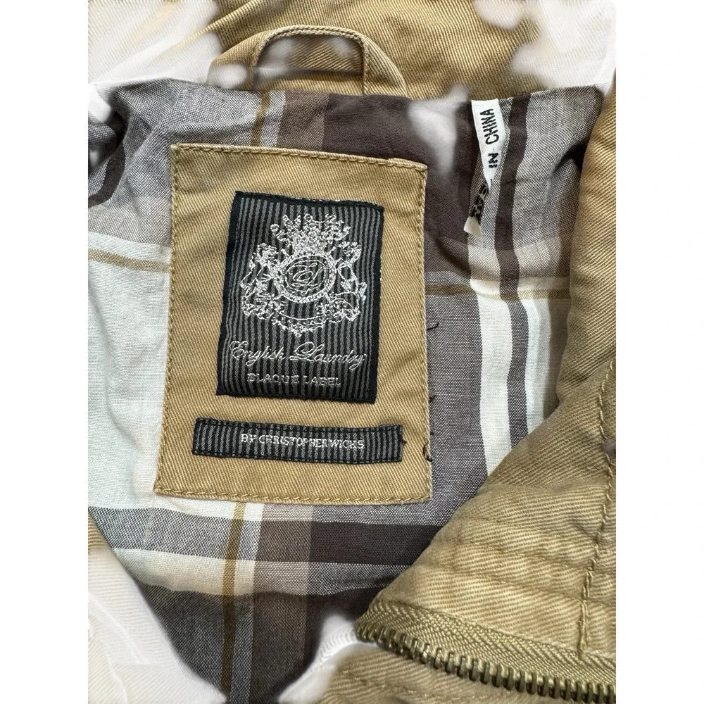Y2K English Laundry Military CargoField Jacket‎ Gorpcore Barn Chore Coat Xl
